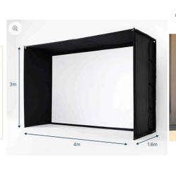 Golf impact screen/enclosure