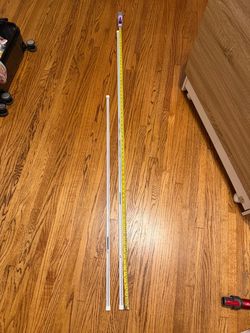 $5 White Tension Rods