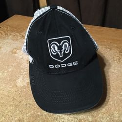 Dodge Truck Silver Ram Logo Strapback Hat Baseball Cap Ram Challenge