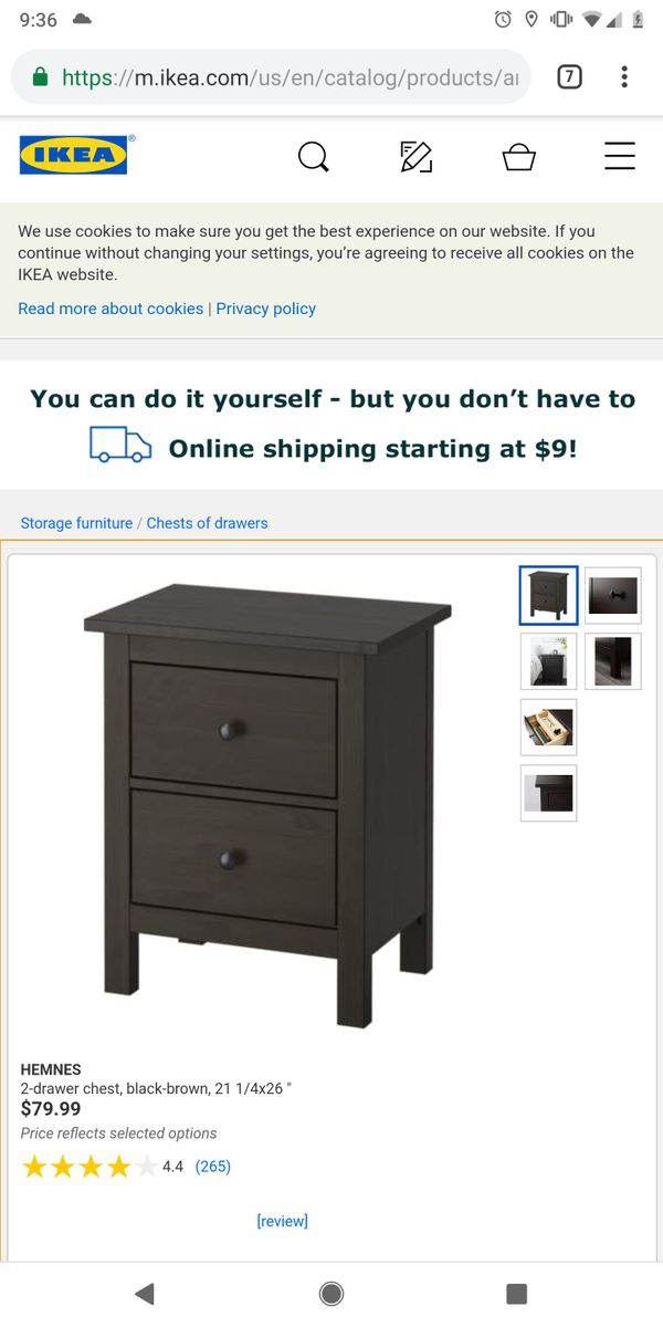 2 Two Drawer Night Stand Ikea Hemmes For In Everett Wa Offerup 2 Two Drawer Night Stand Ikea Hemmes
