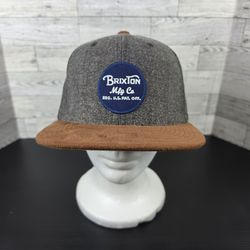 Brixton Men's Wheeler Profile Adjustable Mesh Hat, Grey/Copper Adjustable