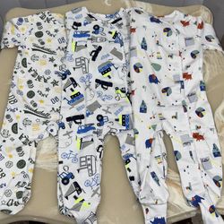 3 Baby Rompers 3-6 Months