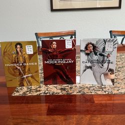 Hunger Games 4K Steelbook Lot - 3 Films - Walmart Exclusive GLOW IN DARK Sealed!