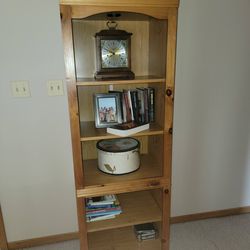 3 peice shelving/entered center