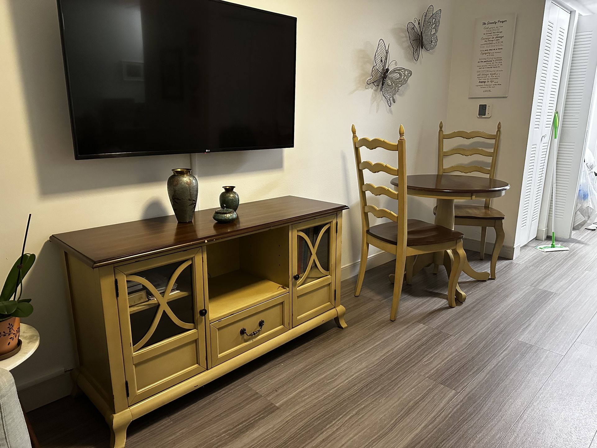 Dinette Set For Two Plus Credenza