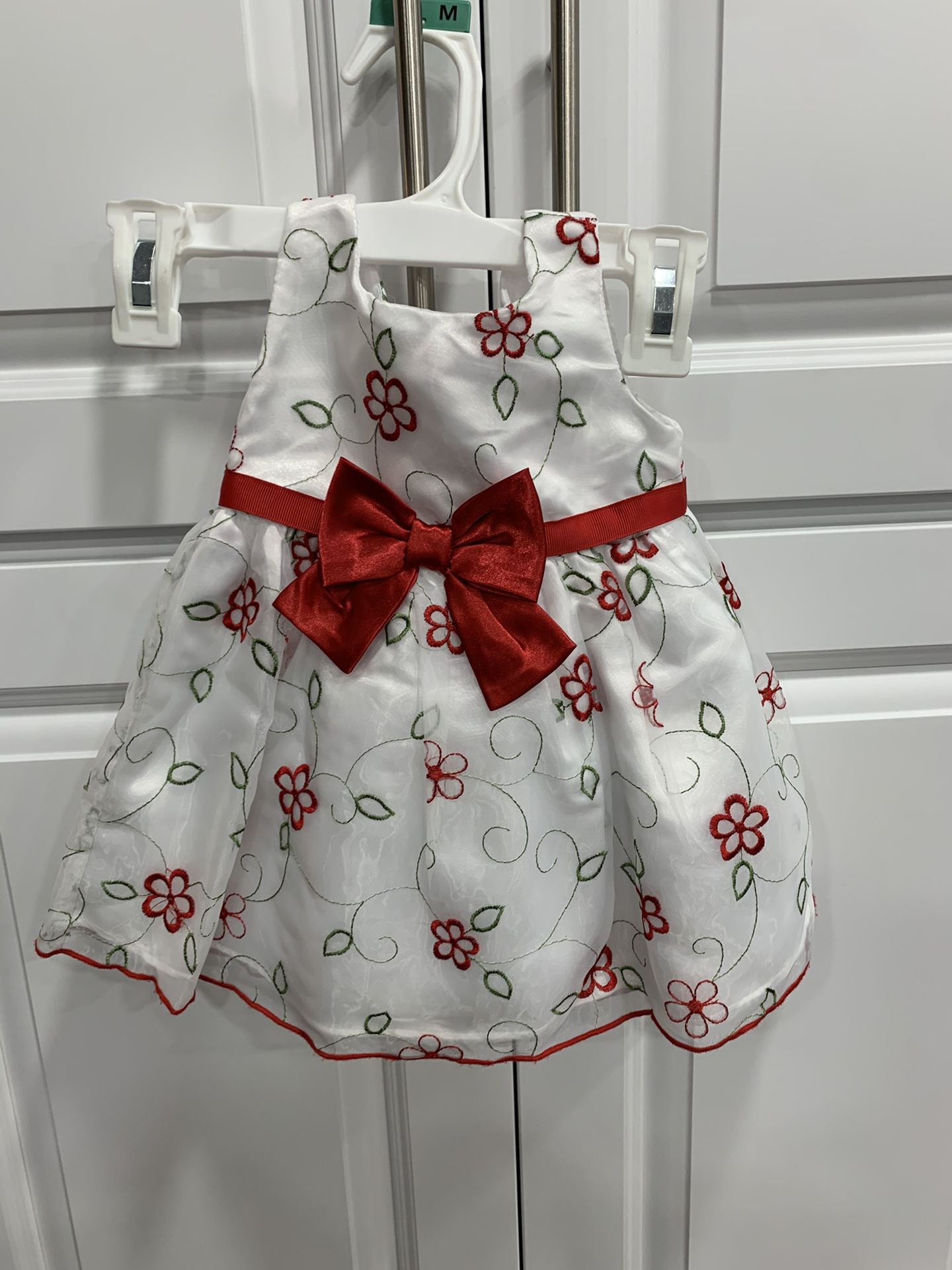 Baby Girl Christmas Dress Size 12M