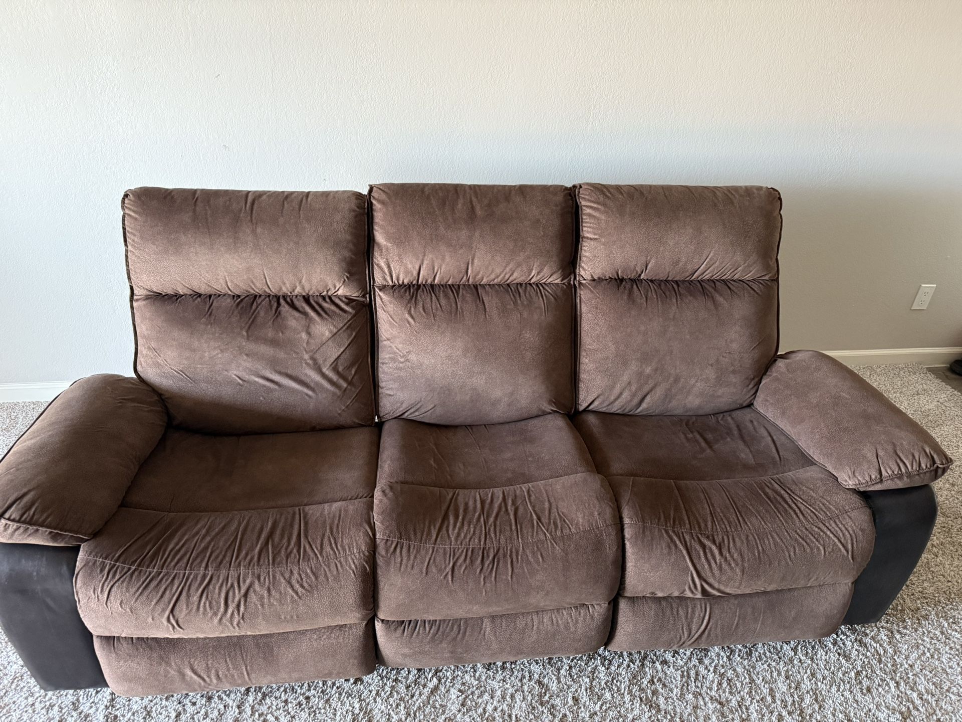 2-Year-Old Recliner Couch – Used, As-Is Condition