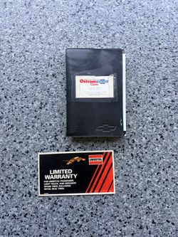 1994 Chevrolet Owners Manual