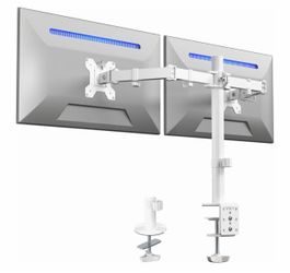 Dual Monitor Desk Mount for 13 to 30 inch Monitor or Screens