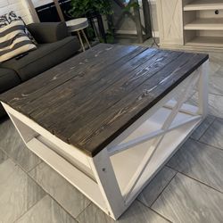 Farmhouse, style, coffee table