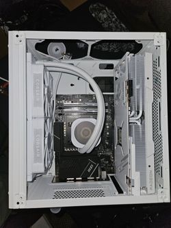 RX 7900 XT Ryzen 7 7800 Pc build black and white.