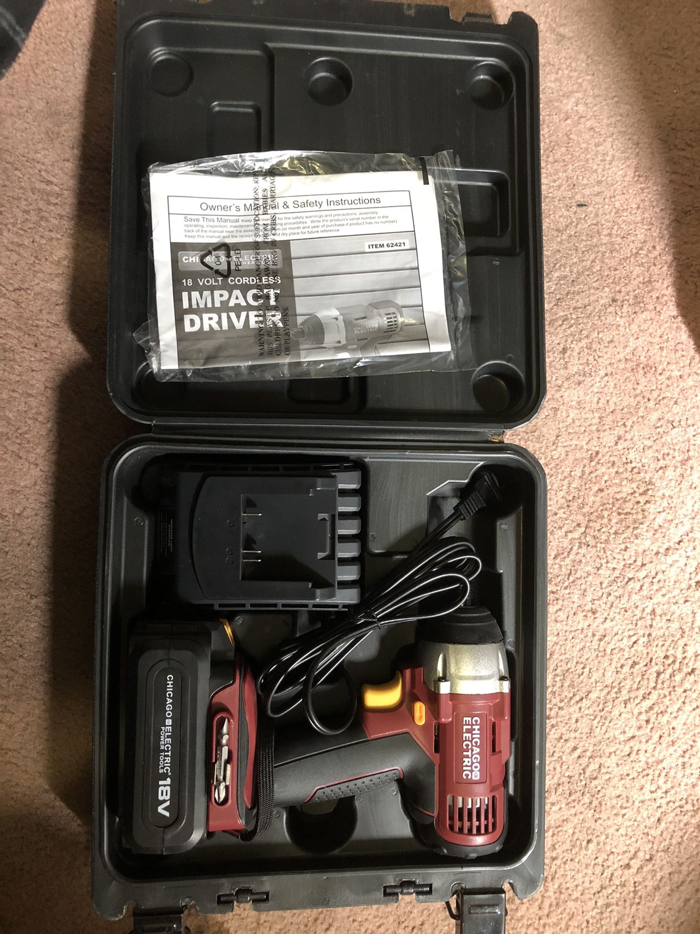 3 Chicago electric Power Tools Set
