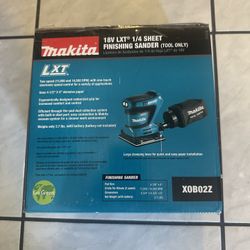 Lijadora Makita 18 Vts Nueva   85$ Precio Firme 