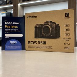 Canon R5C Cinema Camera (Located In Downey, CA)