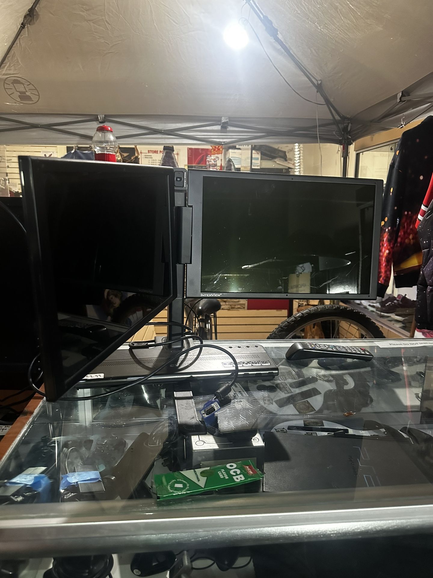 17”EVGA DUAL GAMING INTERVIEW 1700 Monitors