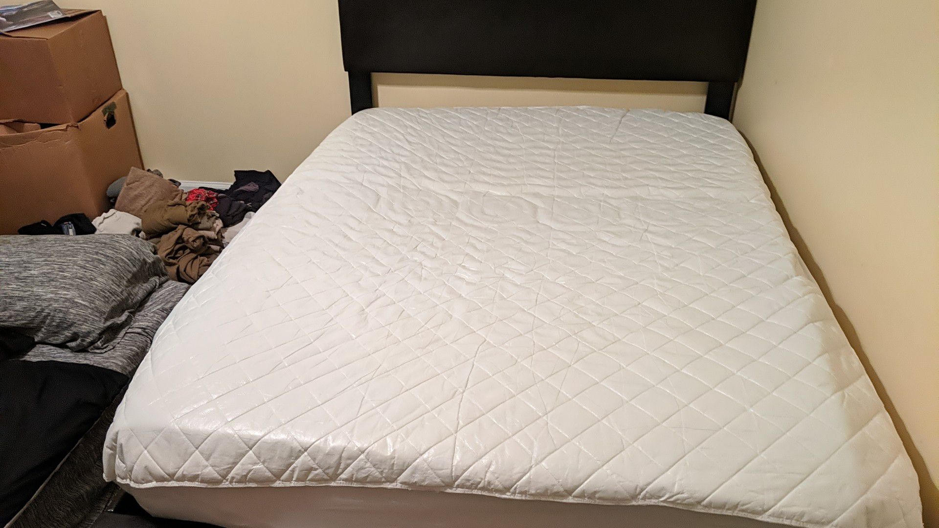 Full size mattress for sale with frame