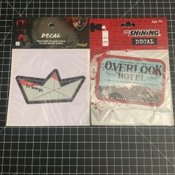 Set of 2 Horror Themed Car Decal Stickers