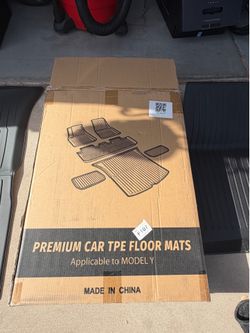 Premium Car TPE Floor Mats for Model Y