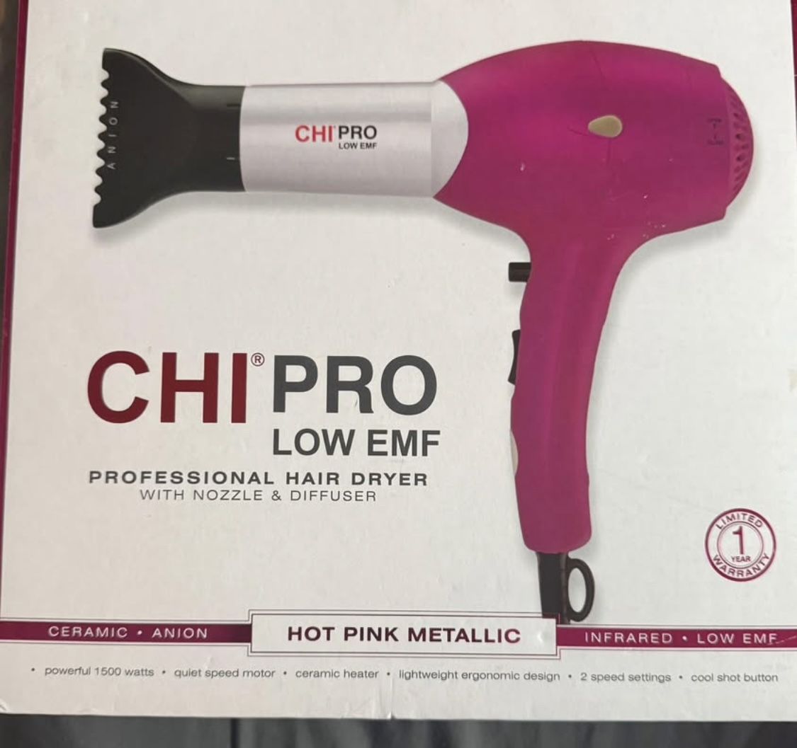 Chi pro low emf professional hair dryer