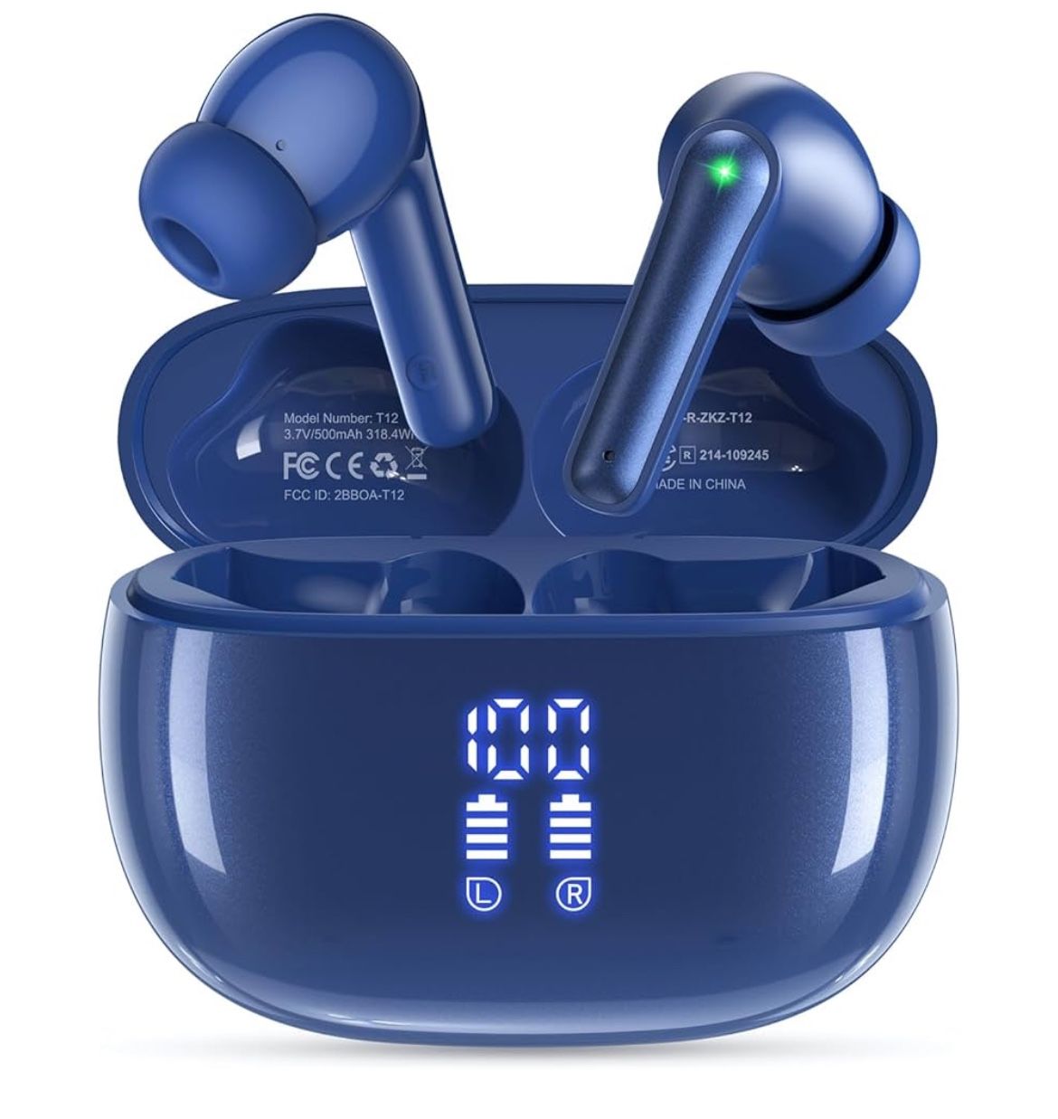 Audífonos Inalámbricos Bluetooth V5.3 - Alta Fidelidad y Batería Larga Duración