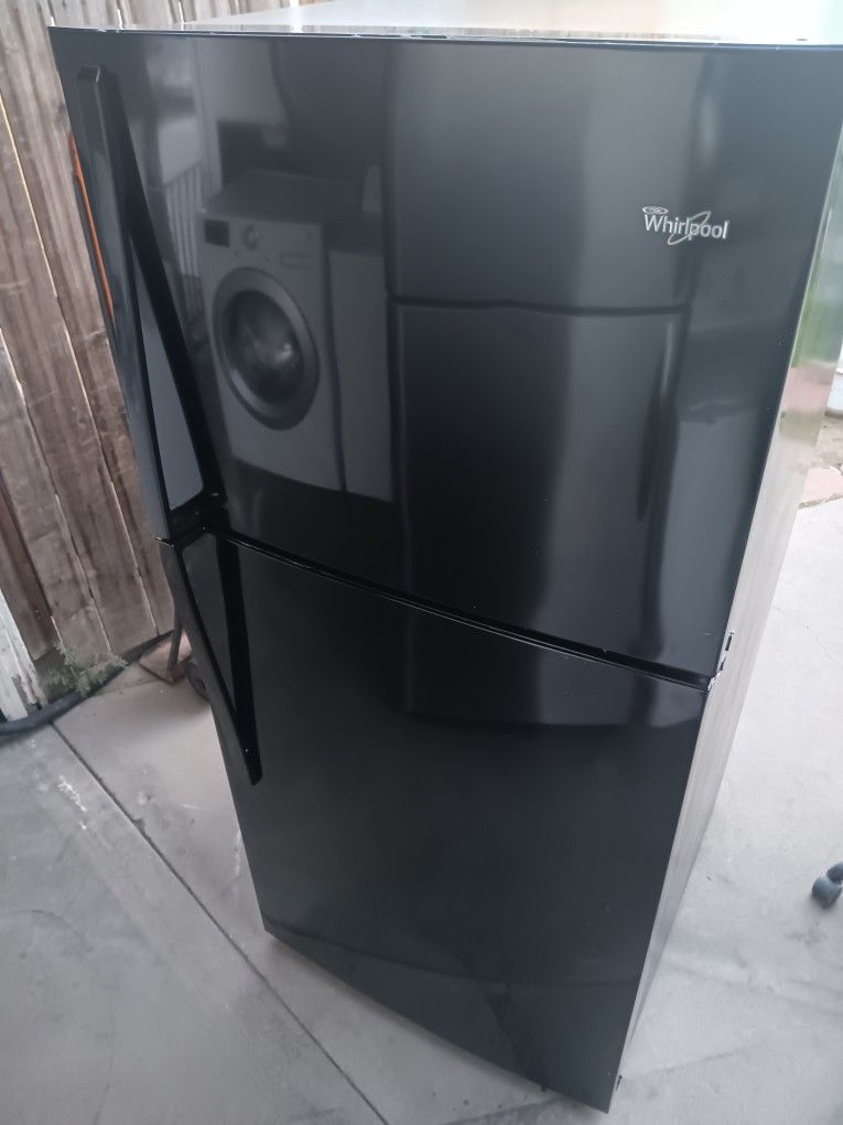Whirlpool Black Refrigerator Apartment Size