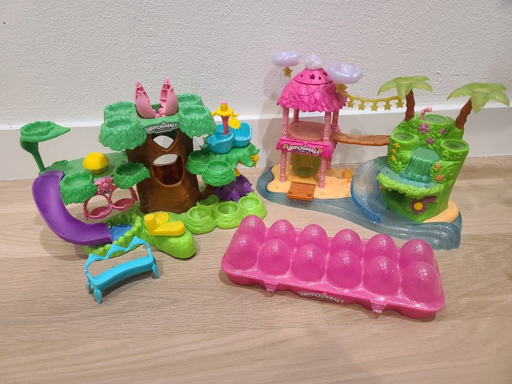 Hatchimal Nursery And Tropical Party Playset