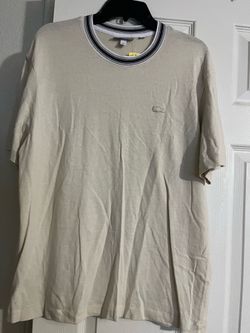 Lacoste cream men’s shirt medium