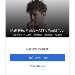Matt Rife Ticket 5/17
