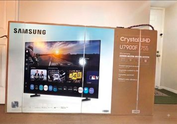 Brand New 75" Samsung Crystal UHD 4K Smart TV (U7900F) - Factory Sealed!