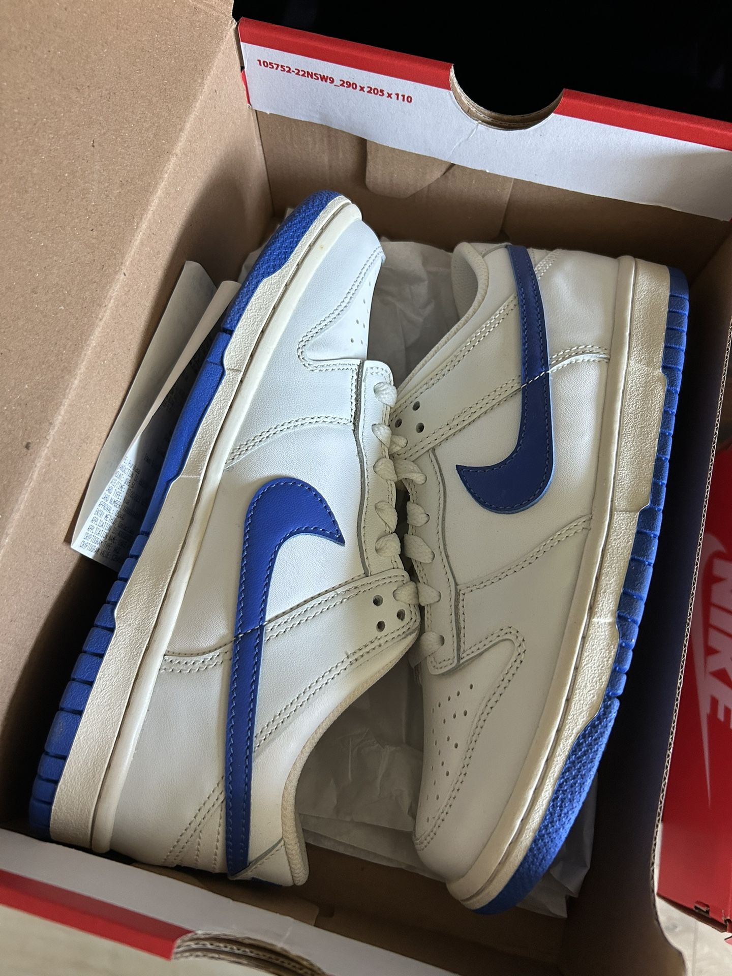 Blue And White Nike Dunk