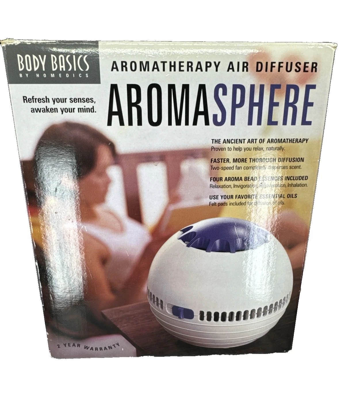 Body Basics AromaSphere Aromatherapy Air Diffuser