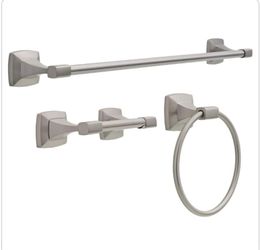 Delta
Portwood 3-Piece Bath Hardware Set Brushed Nickel