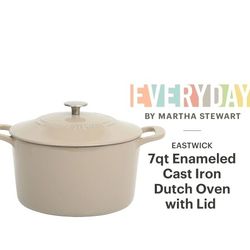 Martha Stewart Everyday Eastwick 7 Quart Enamel on Cast