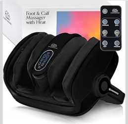 Cloud Massage Shiatsu Foot Massager with Heat, Deep Kneading Therapy for Pain Relief, Circulation, Post-Activity Relaxation - Foot Massager for Planta