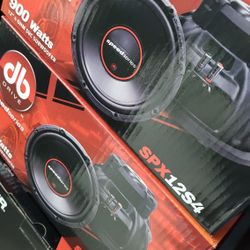 DB Drive 12" Subwoofer Pair 
