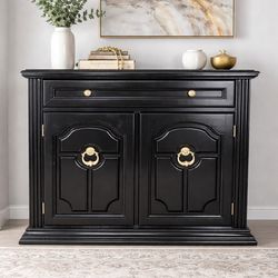 Solid wood pecan server/Et center/coffee bar