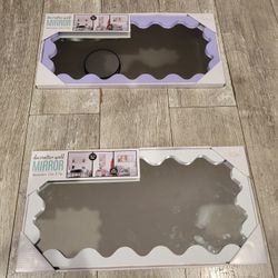 Decorative Wall Mirror (22in × 11in)