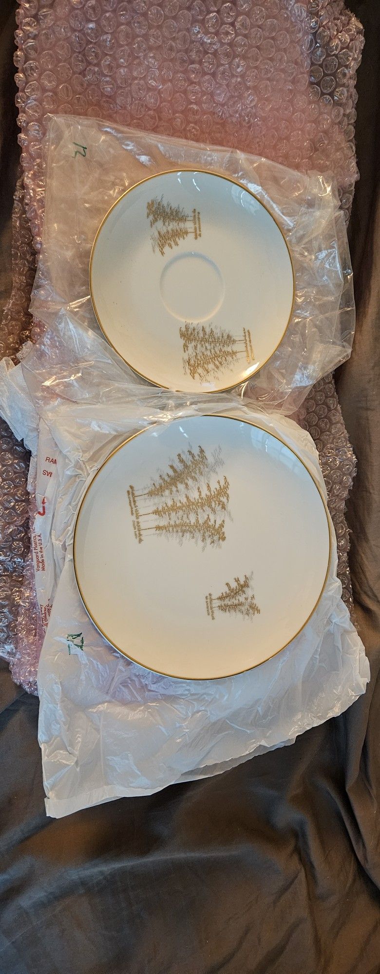 Fukagawa Arita Japan 60+ Pc China Set – Gold Bamboo – NEW, Rare Vintage