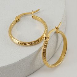Gold Plated Hoops