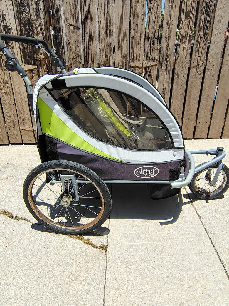 CLEVR PLUS JOGGING STROLLER - DOUBLE SEATS