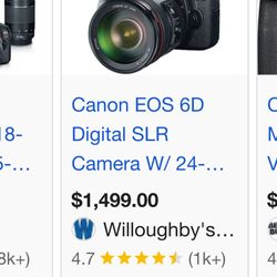 Canon 6d With 2 Lens Free 