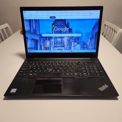 THINKPAD LENOVO E580 laptop 15.6-inch 
INTEL CORE I3-7020U 2.30GHZ 
4GB RAM - 240GB SSD
Windows 11 pro. Microsoft office installed.  Nothing wrong.  *