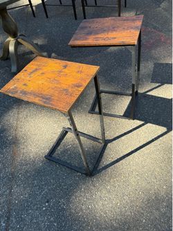 Two end of the couch coffee table benches