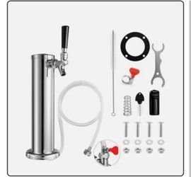 Draft beer tower dispenser