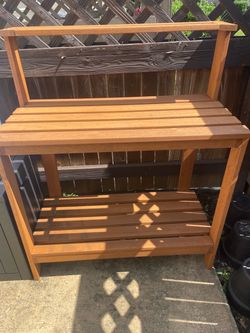 Outdoor patio stand