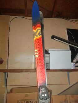 Adults and kids skis