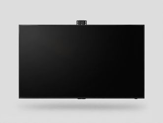 Large Flat-Screen TV with Wall Mount