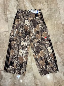Adidas Mens OG Camo Convertible Pants Brown Leaf Cargo KD6256 Size Medium