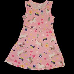 Nwot Girls Sleeveless Unicorn 🦄 Dress 