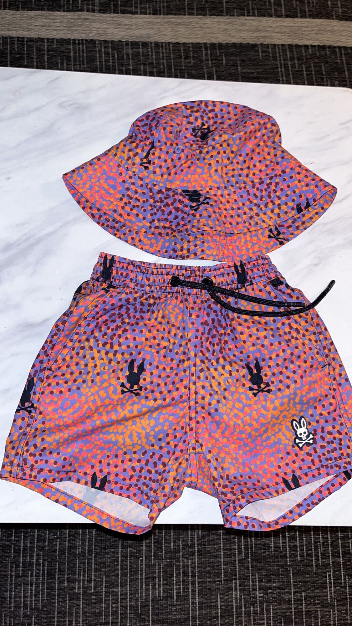 Kids Psycho Bunny Swim Set